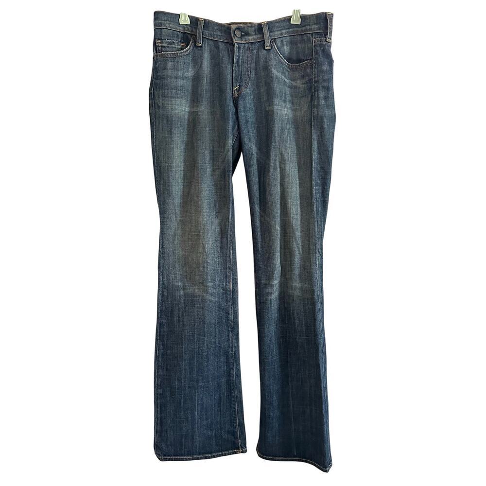 CITIZENS OF HUMANITY Kelly #001 Low Waist Bootcut Denim Stretch Jeans COH Sz 27 - Picture 1 of 8